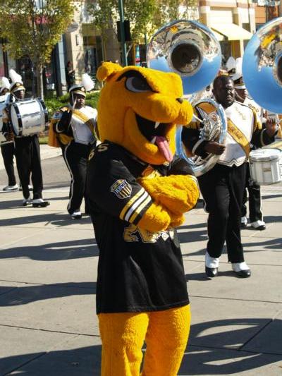picture of bowie state university mascot 